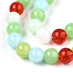 Imitation Jade Glass Beads&nbsp;GLAA-S192-001F