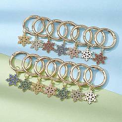 Christmas Alloy Enamel Shoe Charms&nbsp;HJEW-JM01093