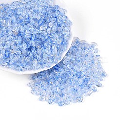 Baking Paint Transparent Glass Beads&nbsp;DGLA-T004-06K