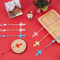 Luminous Plastic Pendant Necklaces&nbsp;NJEW-DC0001-06A