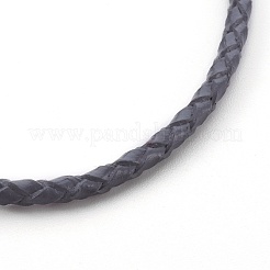 Braided Leather Cord Bracelet Making&nbsp;MAK-L018-05