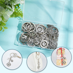 20Pcs 2 Styles Alloy Keychains&nbsp;KEYC-SC00029