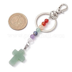 Gemstone Cross Keychain&nbsp;KEYC-JKC01040-01