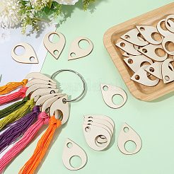 100Pcs MDF Board Bobbins&nbsp;DIY-GF0011-13D