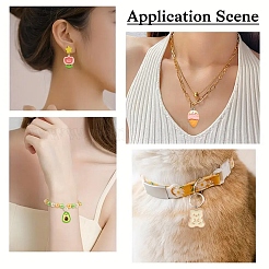 24Pcs 24 Styles Resin Pendants Sets&nbsp;RESI-YW0003-23