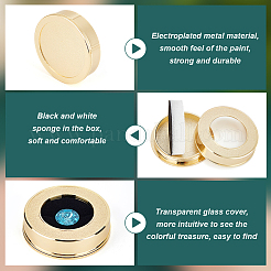 Alloy Loose Diamond Boxes&nbsp;CON-WH0104-11C-G