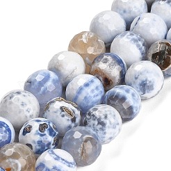 Natural Fire Crackle Agate Beads Strands&nbsp;G-L595-A02-01K