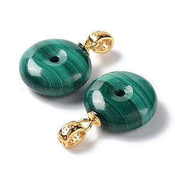 Natural Malachite Pendants&nbsp;G-M407-03G