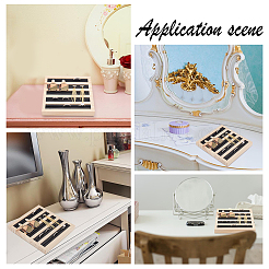 5-Slot Bamboo Ring Displays&nbsp;RDIS-WH0002-15A