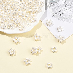 200Pcs 2 Styles ABS Imitation Pearl Beads&nbsp;OACR-YW0004-44