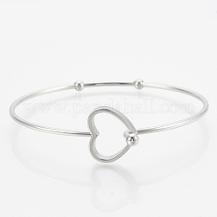 Tarnish Resistant 304 Stainless Steel Bangles&nbsp;LS-STAS-N084-03