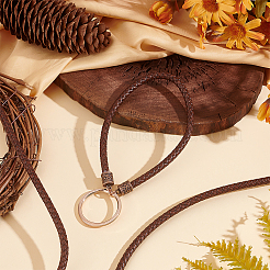 Round Braided Leather Cord&nbsp;OCOR-WH0082-109C