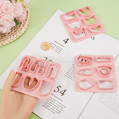 3Pcs 3 Styles Arch Trapezoid ABS Plastic Clay Cutters&nbsp;DIY-GF0009-42A