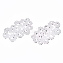 Non-Tarnish 201 Stainless Steel Filigree Pendants&nbsp;STAS-S118-019P