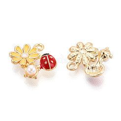 Alloy Enamel Pendants&nbsp;ENAM-N064-08KCG