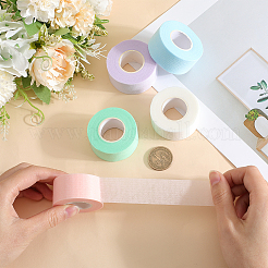 5 Rolls 5 Colors Non-woven Fabrics Adhesive Eyelash Extensions Tape&nbsp;AJEW-GF0010-52