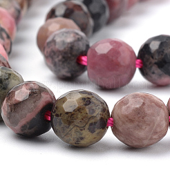 Natural Rhodonite Beads Strands&nbsp;G-Q462-108-4mm