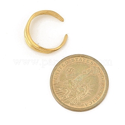 Hollow Out 304 Stainless Steel Cuff Rings for Women&nbsp;RJEW-G338-23G