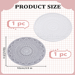 2Pcs 2 Colors Diatomaceous Earth Cup Mats&nbsp;FIND-LP0006-66