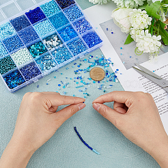 DIY Plastic Paillette & Seeed Beads Jewelry Making Finding Kit&nbsp;DIY-DC0002-85C