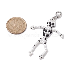 Handmade Seed Beads  Keychain Pendants Decoration&nbsp;HJEW-MZ00063