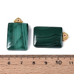 Natural Malachite Pendants&nbsp;G-T143-35A