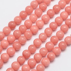 Natural Malaysia Jade Beads Strands&nbsp;G-A146-6mm-B08