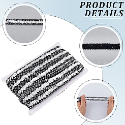 20Yards Sparkle Polyester Paillette Elastic Beads&nbsp;OCOR-CY0003-22A
