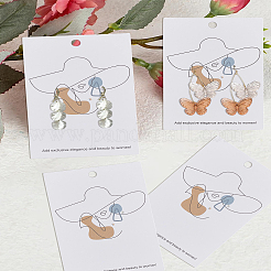 50Pcs Earring Card Holder for Earring Display&nbsp;CDIS-LP0001-09