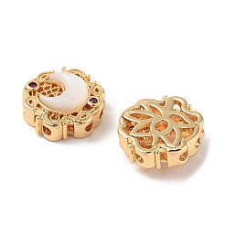 Brass Micro Pave Cubic Zirconia Charms&nbsp;KK-B102-25G