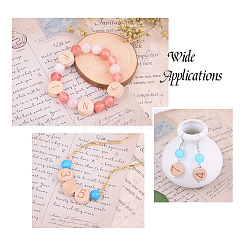 Beechwood Beads&nbsp;WOOD-TA0001-43
