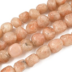 Natural Sunstone Beads Strands&nbsp;GG-CBA9392-25