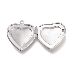 Tarnish Resistant 316 Stainless Steel Locket Pendants&nbsp;STAS-Z010-02