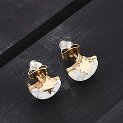 304 Stainless Steel Stud Earrings&nbsp;EJEW-Z089-37B-G