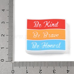 Word Silicone Focal Beads&nbsp;SIL-P010-01B