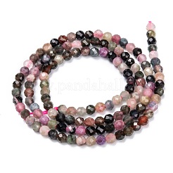 Natural Multicolor Tourmaline Beads Strands&nbsp;G-F460-51