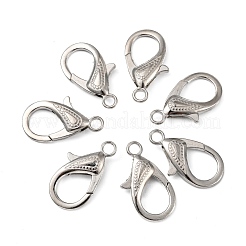 Zinc Alloy Lobster Claw Clasps&nbsp;PALLOY-D008-P