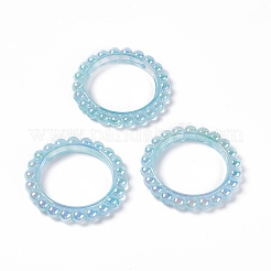 UV Plating Opaque Acrylic Beads Frames&nbsp;PACR-M003-03B