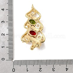 Brass Micro Pave Cubic Zirconia Pendants&nbsp;KK-L258-01G-A01