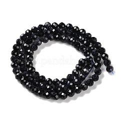 Synthetic Blue Goldstone Beads Strands&nbsp;G-A233-A01-01