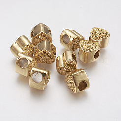 Ion Plating(IP) 304 Stainless Steel European Beads Rhinestone Settings&nbsp;STAS-J022-141G