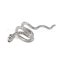 Sterling Silver Snake Cuff Earrings&nbsp;EJEW-L263-01P