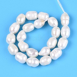 Natural Cultured Freshwater Pearl Beads Strands&nbsp;PEAR-T006-05