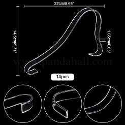 14Pcs Acrylic Sandal Shoes Support&nbsp;AJEW-NB0003-24