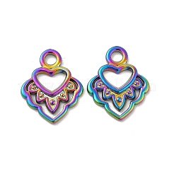 Ion Plating(IP) 304 Stainless Steel Pendants&nbsp;STAS-B032-08MC