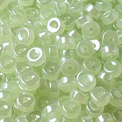 Imitation Jade & Luster Glass Seed Beads&nbsp;SEED-E001-J3x6mm-A03