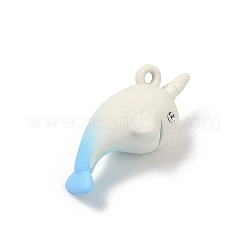 Spray Painted Alloy Pendants&nbsp;PALLOY-S038-12B