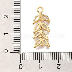 Brass Micro Pave Cubic Zirconia Pendants&nbsp;KK-B107-11G