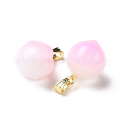 Opaque Spray Painted Glass Pendants&nbsp;GLAA-I050-14A