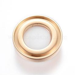 304 Stainless Steel Cat Eye Cabochons&nbsp;STAS-G109-01A